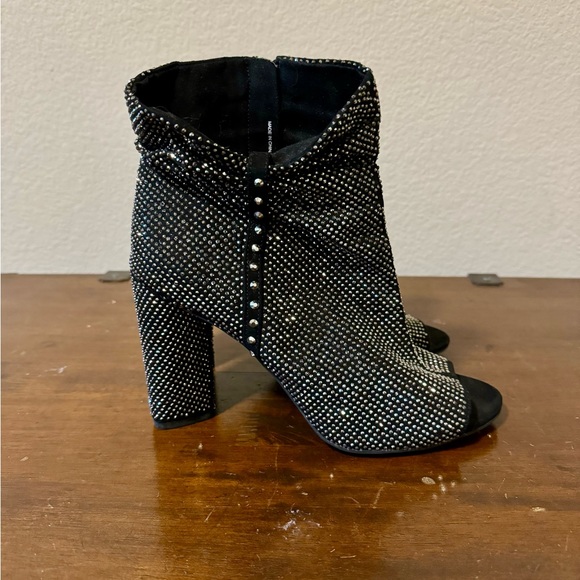 Gianni Bini Peep Toe Heeled Boot - Picture 2 of 7